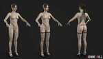 Claire Nude " Pack 3D models